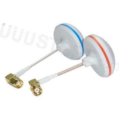 1 Pair FPV 5.8G RP-SMA Male Mushroom Antenna Gains FPV Aerial Photo Antenna for Tx & Rx