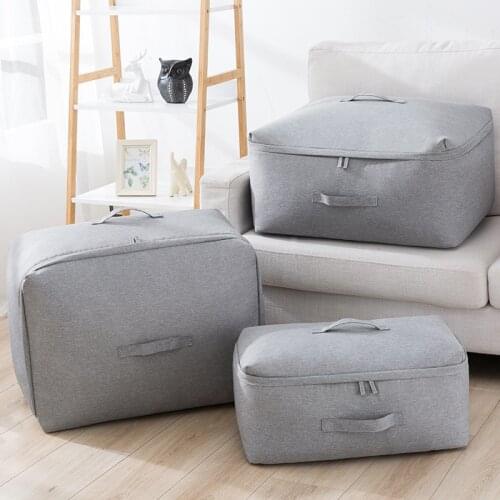 S M L XL Oxford Storage Bag For Quilt Sundries Luggage 1pcs Durable Closet Organizer Portable Damp-proof Home Wardrobe Organizer