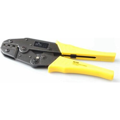 20-10AWG 0.5-6.0mm² Non-insulated Tabs and Receptacles Ratchet Crimping Plier