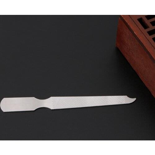 10pcs Dual Sided Stainless Steel Metal Nail Art File Manicure Pedicure Tool