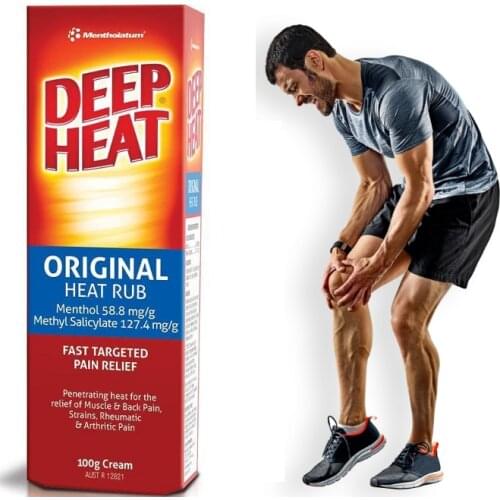 2PCS New Deep Heat Arthritic Pain Relief Muscular Aches Strains Back Arthritis Rheumatism Pain Shoulder Relief Cream Massage Gel