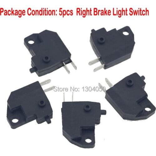 Lot 5pcs Front/Rear Scooter RIGHT Brake Light Switch GY6 50cc 150cc QMB139 QMJ157 Moped new