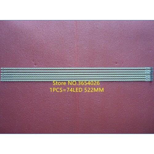 522mm LED Backlight Lamp strip 74leds for Sharp 46inch TV 2011SSP46 LCD-46DS40A LK460D3GV10X LCD-46LX840A GK0363TPZA LCD-46LX450