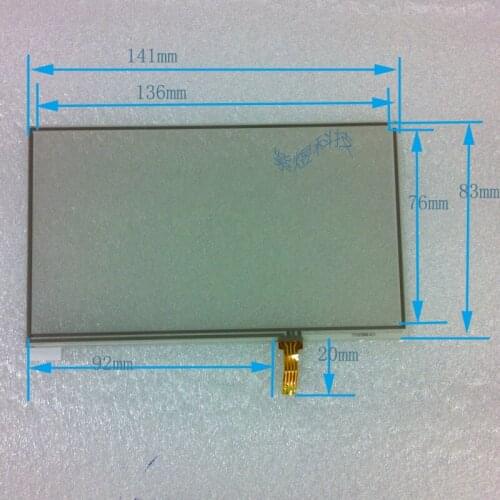 6-inch, 141*83 ,touch screen Samsung LCD external screen ,compatible for car DVD navigation universal screen