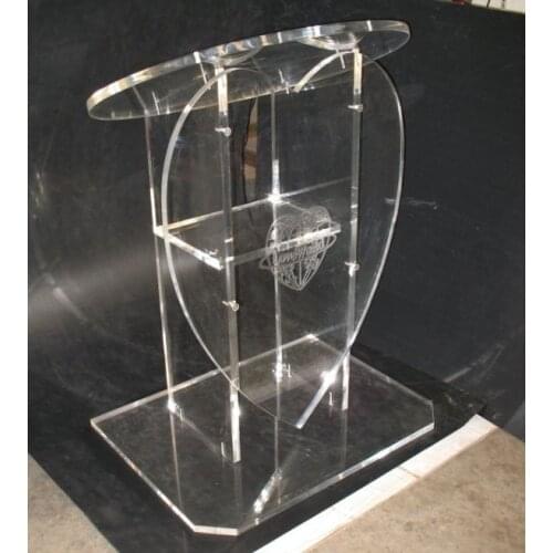Free Shipping clean commercial acrylic pulpit church / acrylic modern pulpit of the church