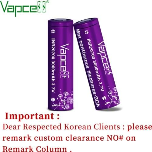 Free shipping QZ Vapcell INR20700 3000mah 30A rwrap molicel 20700 akku high Energy Rechargeable 3.7V Li-ion lithium battery cell
