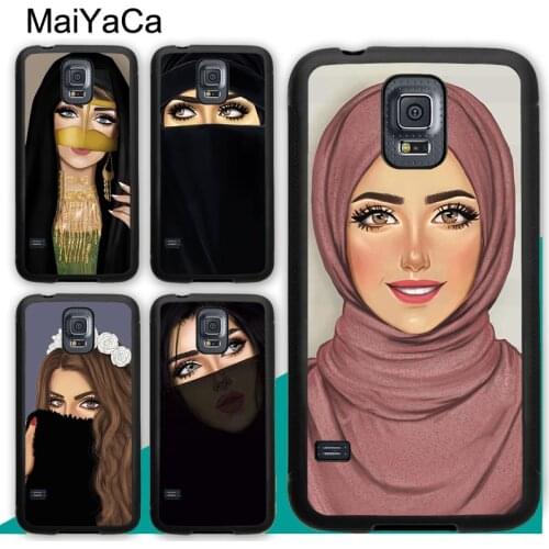 Woman In Hijab Muslim Islamic Gril Eye Case For Samsung A21S A20e A71 A51 A10 A40 A50 A70 Galaxy S20 Plus S10 S9 Note 20 Ultra