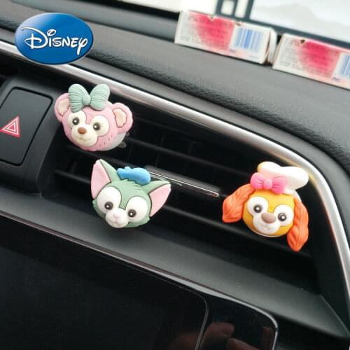 Disney Minnie Star Dai Lu Shirley Rose Car Air Conditioning Air Outlet Perfume Fragrance Clip Car Deodorant Decorations