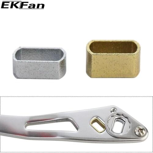 EKFan 1pcs 7*4mm Daiwa To Shimano Fishing Reel Handle Tube Adapter For Assembly Hole Change 8*5MM to 7*4mm Hole sleeve