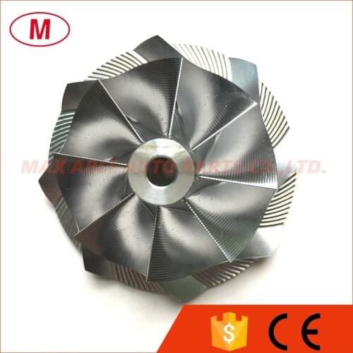 GTX2867R GEN II 49.63/67.40mm 8+0 blades Forward Turbo Billet Compressor wheel/Aluminum 2618/Piont Milling compressor wheel