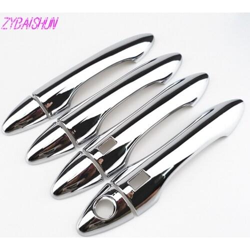 ABS Car Chrome Door Handle Cover Cover Sticker for Hyundai IX 35 ix35 2010 2011 2013 2013 2014 2015 car intimate accessories