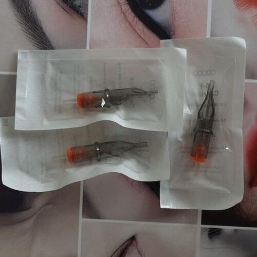 Disposable Sterile 50/100 Pcs 5F Tattoo Cartridge Needles Curved Magnu Tattoo Needles For Tattoo Rotary Pen Round Liner Supplies