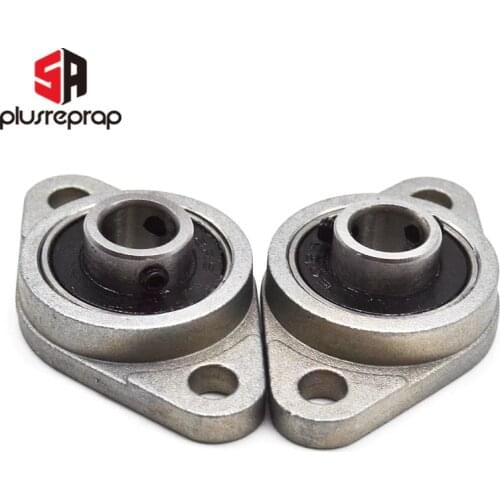KFL08 Miniature Pillow Block Flange 8mm Bore Metal Rhombic Bearing Zinc Alloy 3D Printer DIY Parts for T8 Lead Screw