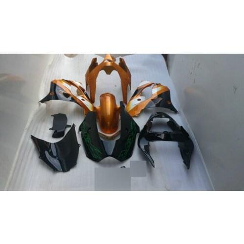 Injection Mold for KAWASAKI Ninja ZX9R 02 03 ZX 9R 2002 2003 zx9r 02 03 ABS Golden Black Fairings set+7gifts KH02