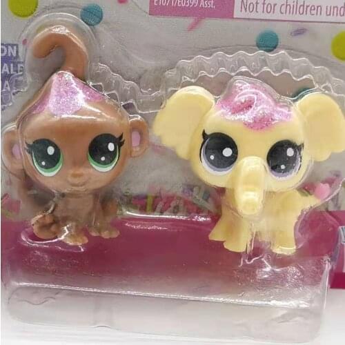 Little Animal Model Toys Pet Shop Mini Cat Puppy Old Figma Toys Action Figures Kids Toys Children Gift