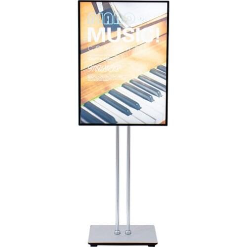A4 Adjustable Floor Led Light Box Sign Stand,Illuminated Pedestal Poster Displays