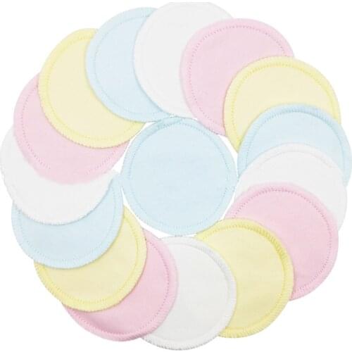 Natural Cotton Pads Washable Reusable Face Makeup Remover Pads Face/Eye/Lip Clean Facial Skin Care with Mesh Carry Bag