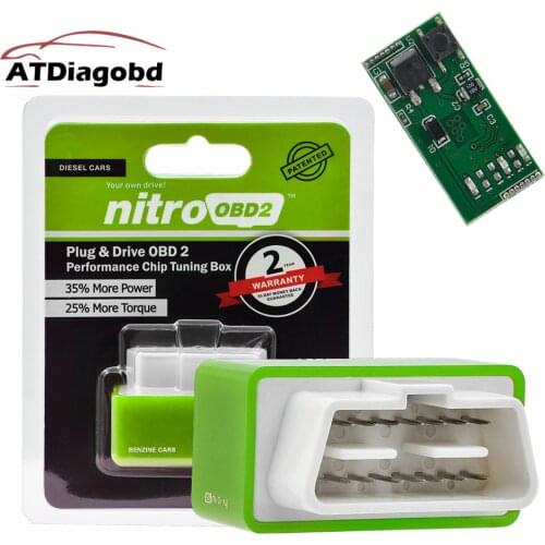 Nitro OBD2 ECOOBD2 Benzine 15% Fuel Save More Power ECU Chip Tuning Box NitroOBD2 Eco OBD2 For Diesel Gasoline Car Plug&Drive