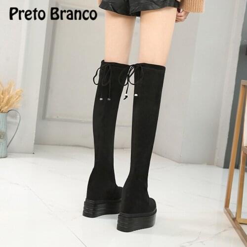 Preto branco Women's Winter Boots
