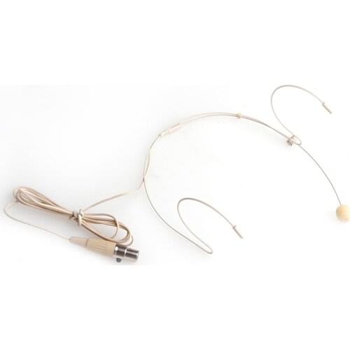 Pro Dual Ear Hook Mic Headset Head Microphone For Shure ALL XLR 3PIN TA3F New