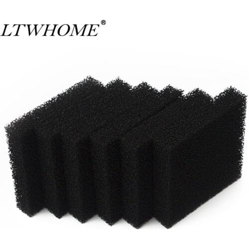 LTWHOME Compatible Carbon Foam Filter Pads Fish Tank Fits for Juwel Standard / BioFlow 6.0