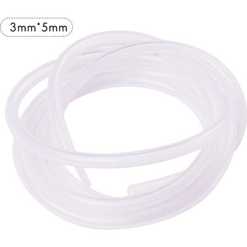 1mm*3mmTransparent Food Grade Silicone Tube Flexible Hose Pipe Silicone Tubing for Dosing Pump Peristaltic Pump for Aquarium Lab