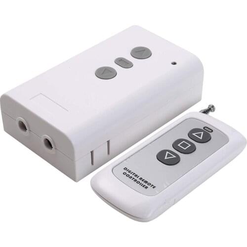 Curtain Motor Controller 220V Rf 433mhz Up Down Remote Control Curtains Switch For Garage Door / projector Screen / Shutters