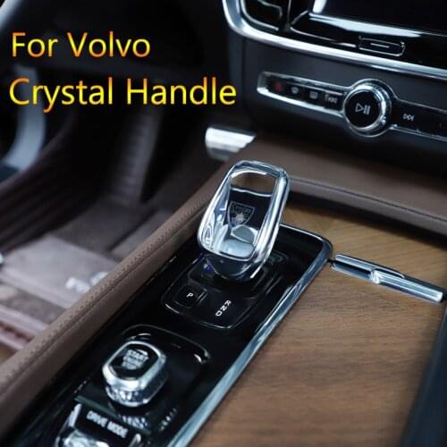 For volvo xc60 s60 v60 xc90 s90 v90 elecronic handle car gear lever shift lever upgrade crystal handle