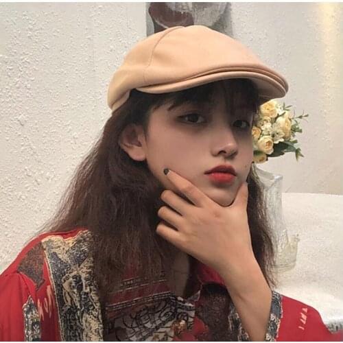 Japanese Mens Hat Berets Driving Sun Flat Cap Fashion Suede Berets Caps For Women Casual Peaked Hat Visors Casquette Lvy Gorro