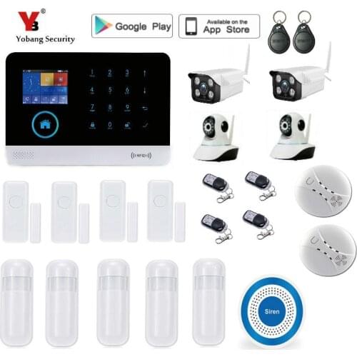 Yobang Security Wireless wifi SMS Home GSM Alarm system House intelligent DIY Burglar Security Alarm System