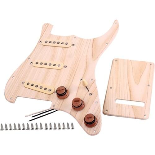 Loaded Prewired Pickguard Scratch Plate & Back Plate For Electric Guitar DIY