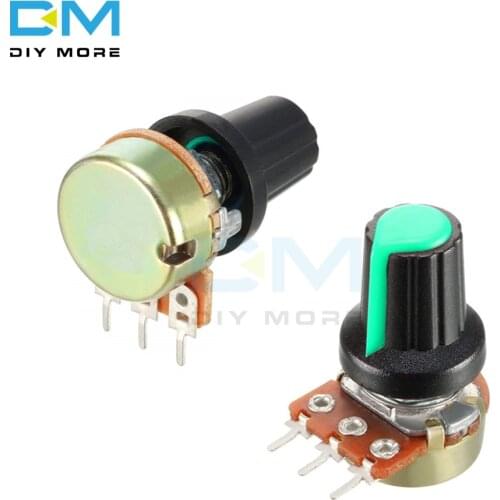 10PCS lot Diymore Rotary Potentiometer Linear Taper Potentiometer WH148 1K 2K 3K 5K 10K 20K 30K 50K 100K 200K 300K 500K 1M Ohm