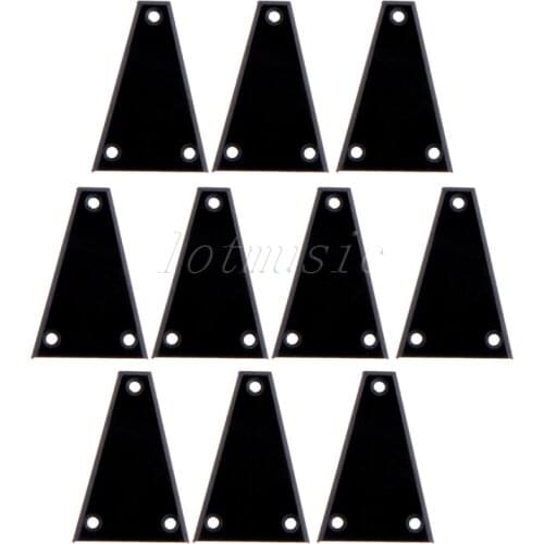 10pcs High Quality Black Plastic Electric Guitar Truss Rod Cover