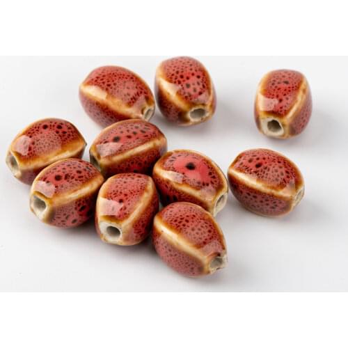 13# 20pcs Rhombus Shape Unique Ceramic Beads Not Natural Stone Ceramics Jewlery&Accessories Ceramics Beads #A531C