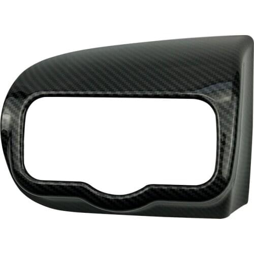 1X Car Interior Decoration Moulding Carbon Fiber Gear Shift Control Panel Stickers For Mercedes-Benz A-Class CLA-Class W177 C118