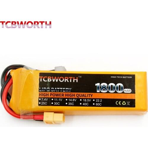 2PCS/Pack 2S 7.4V 1800mAh 25C 35C 60C RC LiPo Battery 7.4V For RC Drone Helicopter Airplane Car Boat Quadrotor 2S Batteries