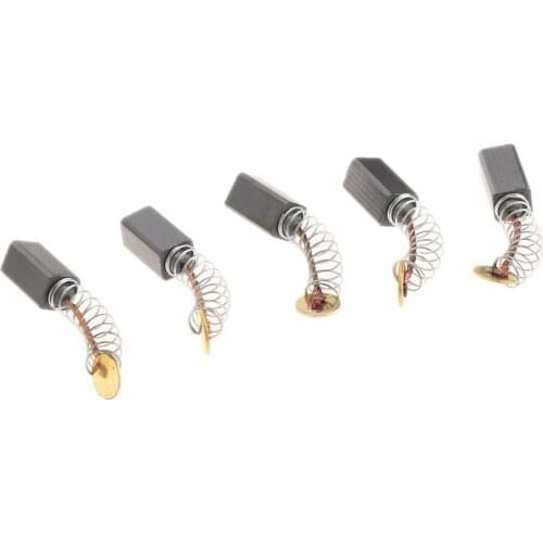 20pcs/5 Pairs Motor Brushes Mini Drill Electric Grinder Carbon Brushes For Electric Motors Dremel Rotary Tool 5x5x9mm
