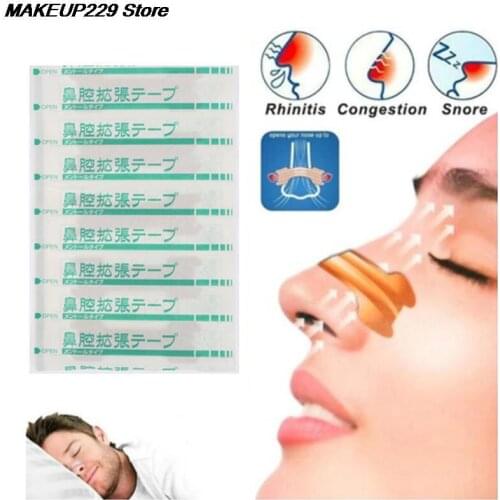 5/25/50PCS Anti Snoring Stickers Relief Nasal Strips Easy Breath for Sleeping Anti Snoring Nose Rhinitis Patch Health Care