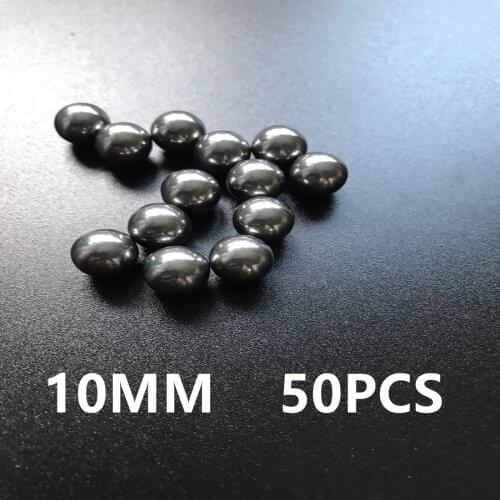 50pcs 10mm Pocket Shot Outdoor Hunting Slingshot Pinball Stainless Ammo Steel Balls Shooting Accessories