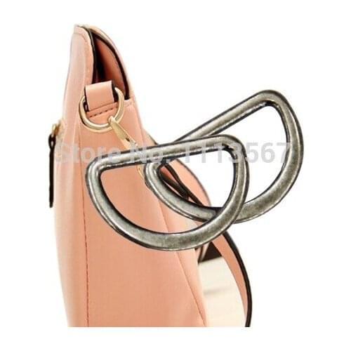 50 pieces Black Gun Metal D Ring Hooks D Shaped Buckles Belt Buckle For Bags Clothes Belt Sewing Hooks Clips K24