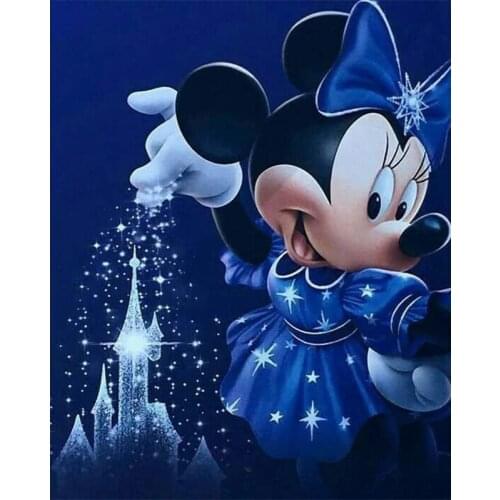 Full Square/Round Drill 5D DIY Diamond Painting Disney Mickey Mouse 3D Embroidery Cross Stitch Mosaic Rhinestone Home Decor Gift