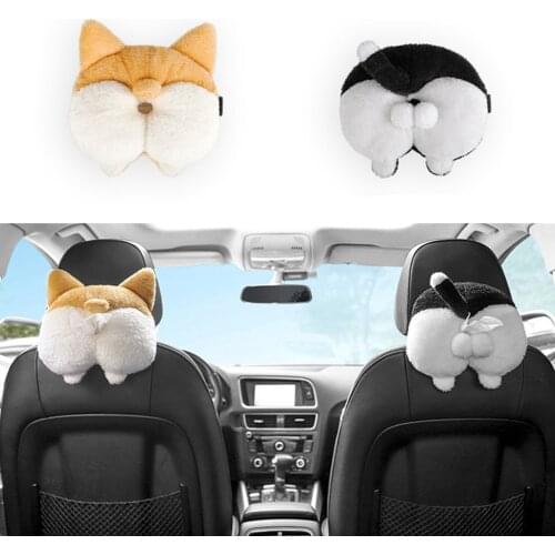 Car Tissue Boxes Car & Home Dual-use Hanging Cute Cartoon Set Paper Towel Pumping Car Paper Napkin Tissue Box Paper Towel Set n7