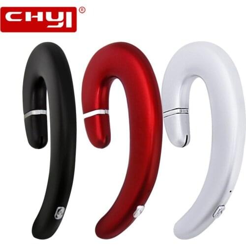 CHYI Wireless Headphone Bluetooth Earphone Ear Hook Painless Headset For iPhone Xiaomi Samsung Bone Conduction Earphone Bluetoot