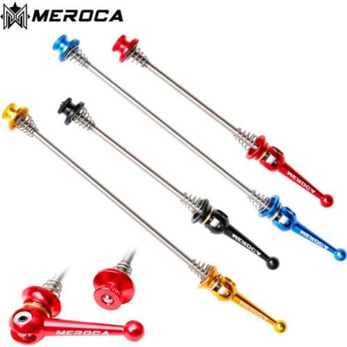 Titanium Alloy Shaft Quick Release Rod Axis Hub Ultra Light Quick Release Lever Poles Folding Mountain Bike Bicycle Sapre Parts