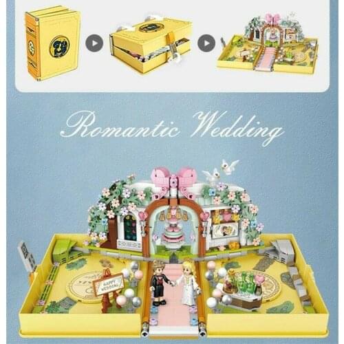 LOZ mini Blocks Kids Building Bricks Toys Puzzle Wedding Book Lover Gift 1228 no box