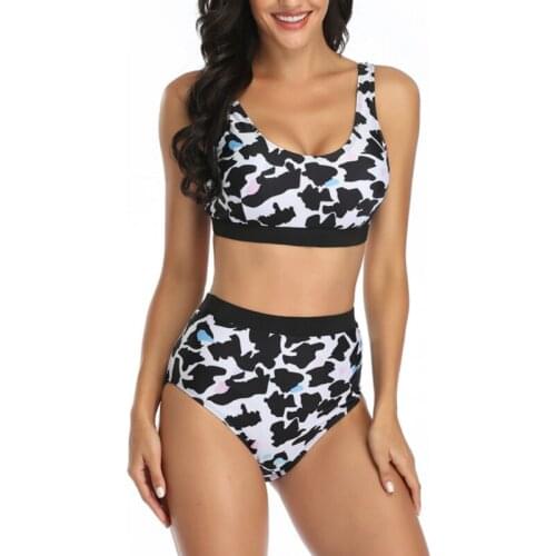 2021 Swimsuit Women Swimwear High Waist Push Up Bikini Mujer Beachwear Mayo Bathing Suit Female Maillot De Bain Femme biquini