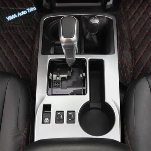 Lapetus Auto Styling Stalls Gear Shift Box Frame Cover Trim Fit For Toyota 4Runner 2010 - 2019 ABS Matte / Red / Carbon Fiber