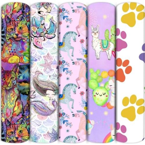 Horse Mermaid 4 Ways Stretch Knit Cotton Fabric Spandex Sewing Quilting Needlework Material DIY Handmade Cloth Legging,c17525