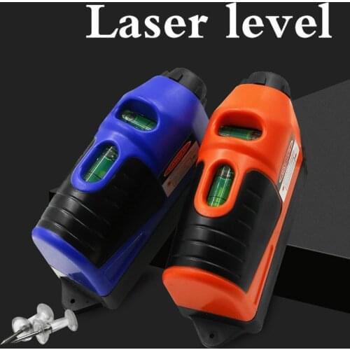 1PC Mini Vertical Spirit Level Tool Laser Level LASER STRAIGHT THE Laser Guided Level Line Measurement Gauge Tool New