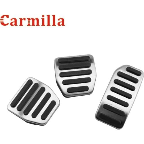 Color My Life Car Stainless Steel AT MT Gas Pedal Brake Pedals for Volvo XC60 XC70 V60 V70 S40 S60 S80L C30 Accessories Parts
